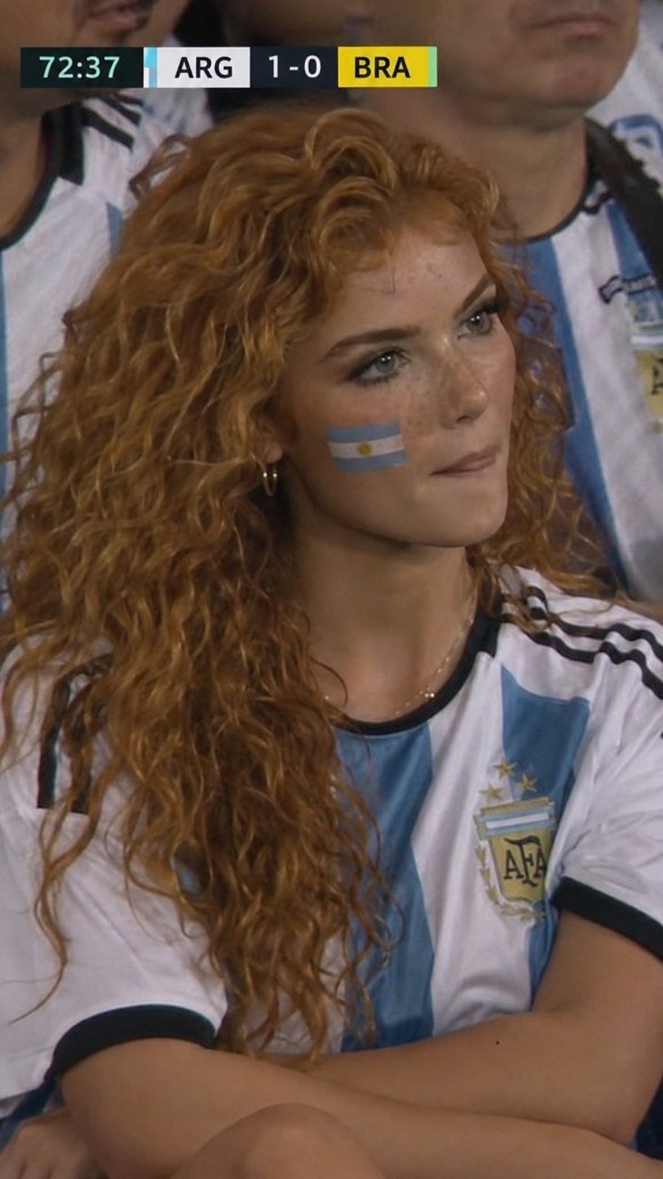 🇦🇷 Argentina fan in the World Cup stands